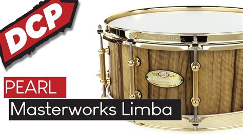 Pearl Masterworks Artisan Snare Drum 14x6 Matte Natural Black Limba