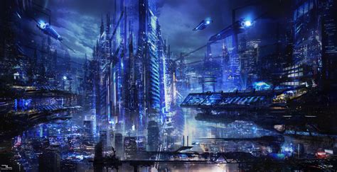 74 city hd wallpapers and background images. futuristic, City, Cyberpunk Wallpapers HD / Desktop and ...