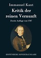 Kritik der reinen Vernunft von Immanuel Kant portofrei bei bücher.de ...