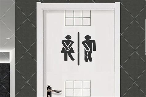Restroom Door Sign Funny Restroom Sign Door Sign Svg 257416 Svgs