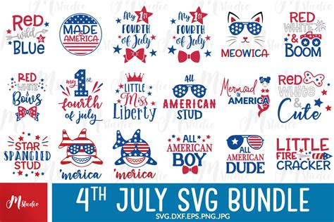 4th of July SVG Bundle, SVG Cut Files . (659222) | Cut Files | Design