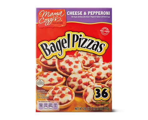 Mama Cozzis Pizza Kitchen Mini Pizza Bagels 28 Oz Aldi Us