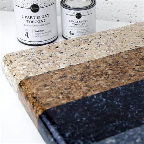 Diy giani countertop paint makes it easy and affordable to makeover your kitchen counters to resemble marble in just a few days. 2-Part Epoxy Topcoat Kit for Giani Countertop Paint | Faux ...
