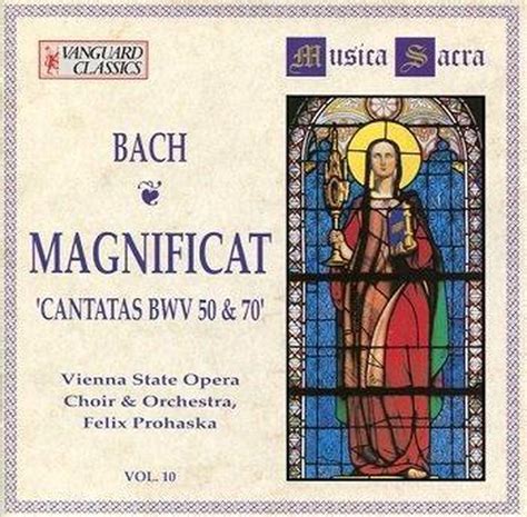 1 Cd Bach Magnificat Cantatas Bwv 50 And 70 Felix
