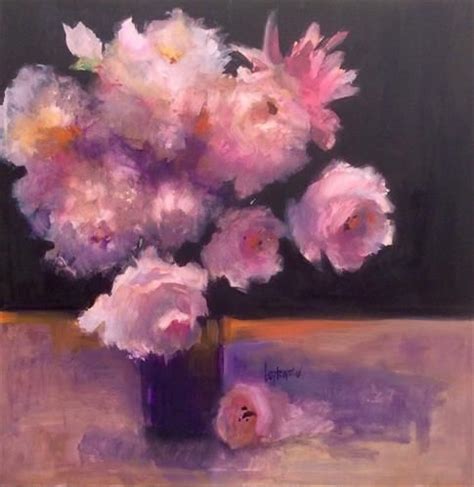Daily Paintworks Peony Obsession Original Fine Art For Sale
