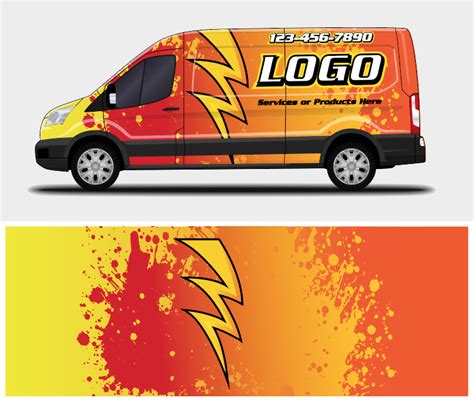 Electrician Van Wrap Design 2