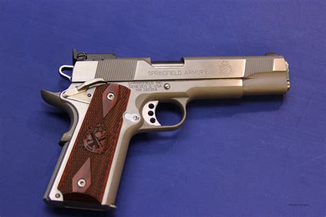 Springfield 1911 A1 Stainless Target 45 Acp For Sale