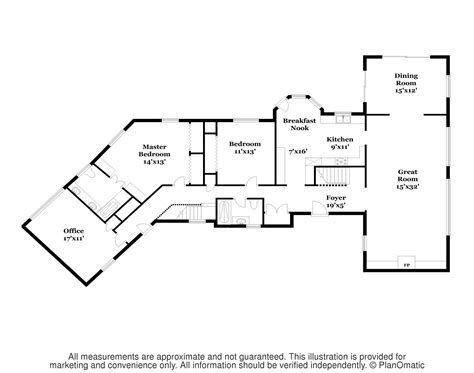 Main Level Floor Plan 254 Donlea Rd Barrington Hills Il 60010
