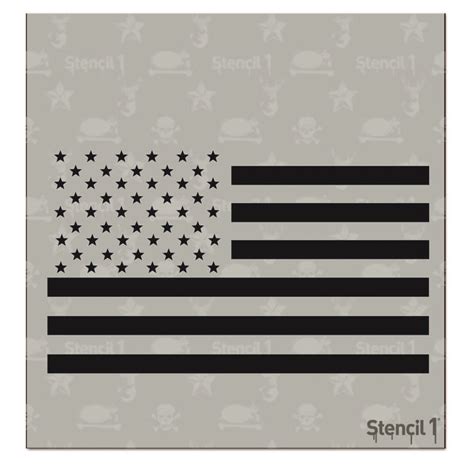 Flag Stencil Small Stencil 1