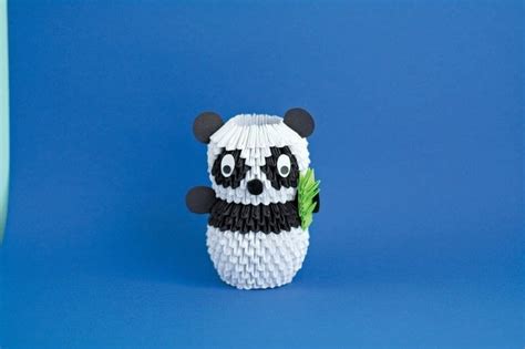 3d Origami Panda · Extract From 3d Origami Fun By Stephanie Martyn
