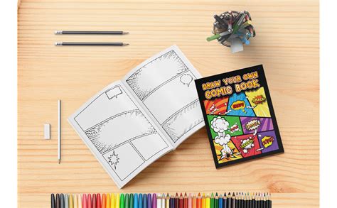 Draw Your Own Comic Book Comics Notebook For Kids Boys Teens To Write