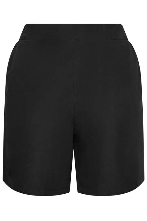 Plus Size Black Board Shorts Yours Clothing