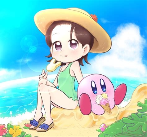 Kirby And Adeleine Kirby Drawn By Neironyshino Danbooru