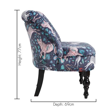 Emma J Shipley for Clarke & Clarke Langley Chair Protea - The Home of