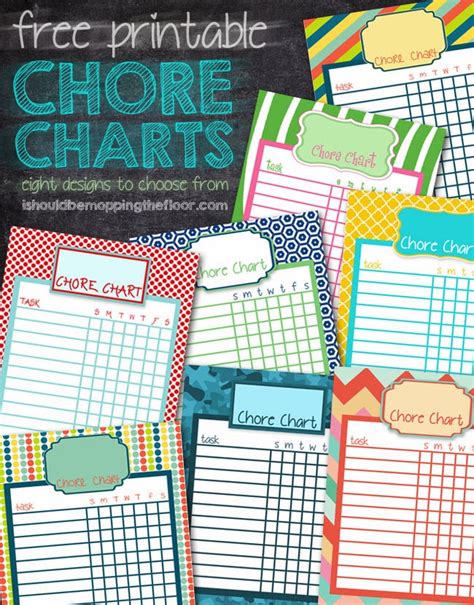 Chores Charts For Kids The 36th Avenue