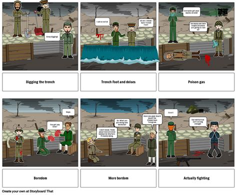 Life In The Trenches During Wwi Storyboard By 27bd93b0
