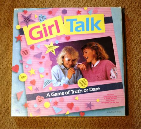 Girl Talk Girl Talk Truth And Dare Board Games
