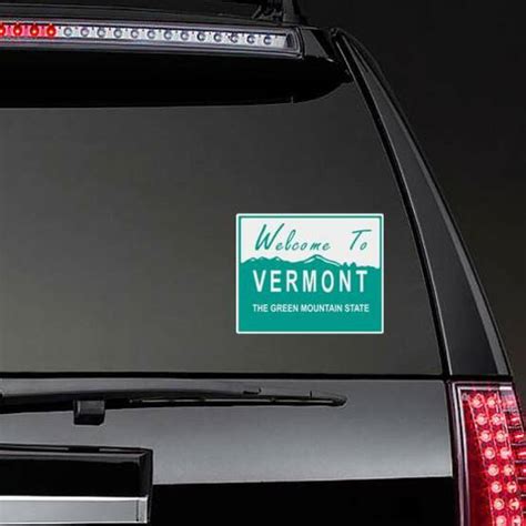 Welcome To Vermont The Green Mountain State Sticker