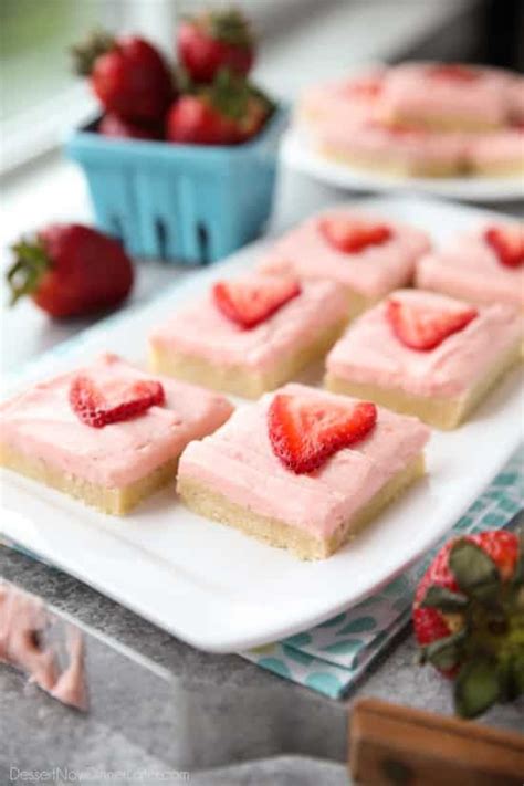 Strawberry Sugar Cookie Bars Dessert Now Dinner Later Chewy Sugar