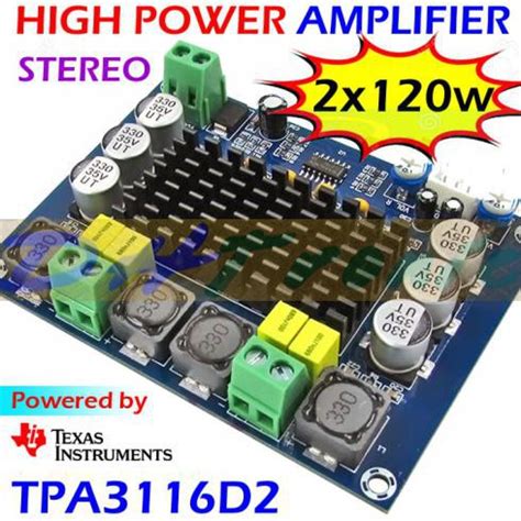Jual Tpa3116 Hi Power Amplifier 2X120W Digital Stereo Audio Ampli