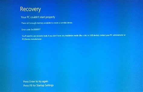 Repair Blue Screen Recovery Error Xc On Windows Ir Cache