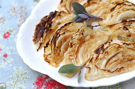 Gently flip the wedges, brush with remaining butter mixture, and season with more salt and pepper. Roasted Cabbage Wedges with Apple Cider Butter | Martha's ...
