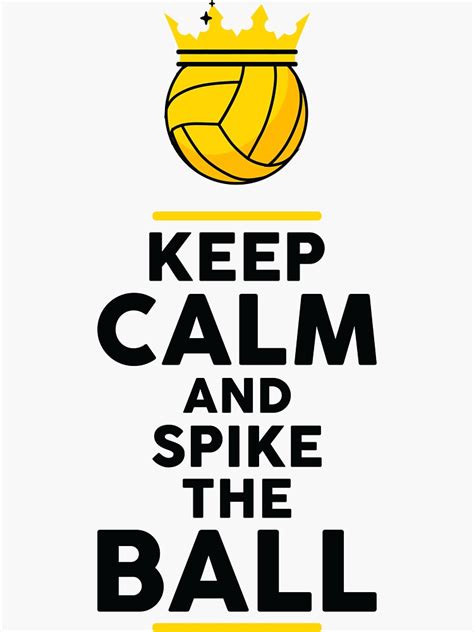 Keep Calm And Spike The Ball Volleyball Design Volleyball T Shirt