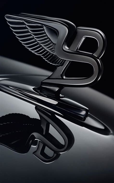 Bentley Shinning Black Logo Download Free Hd Mobile Wallpapers