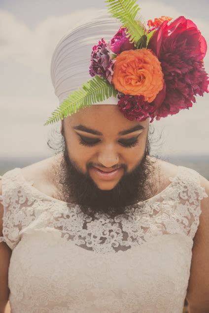 Meet The Bearded Bride Embracing Her Beauty