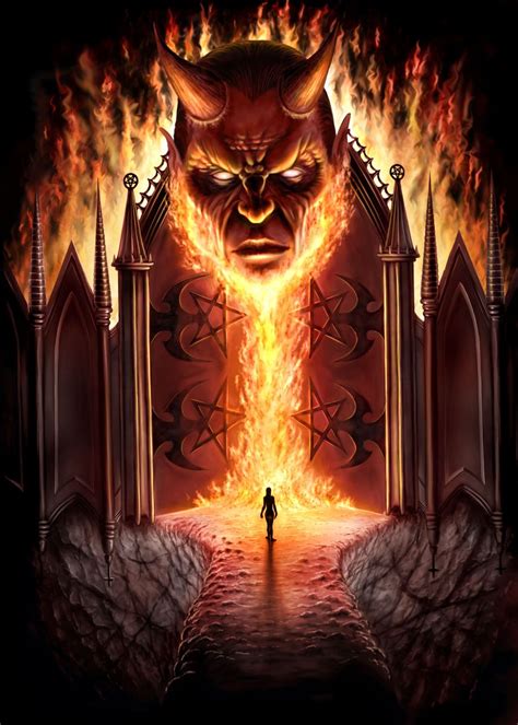 Gates Of Hell Poster Picture Metal Print Paint By Andrew Dobell