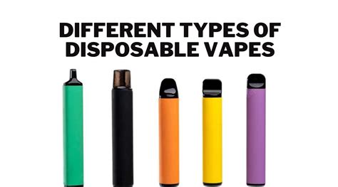 Exploring The Different Types Of Disposable Vapes For Convenient Vaping