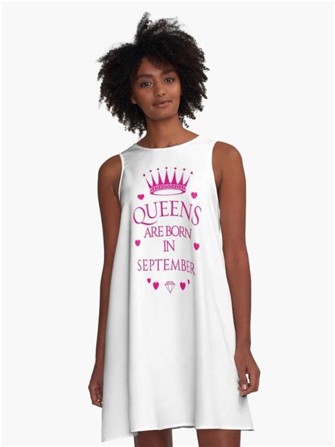 Queens Are Born In September Essential T Shirt Von Pcollection A Line