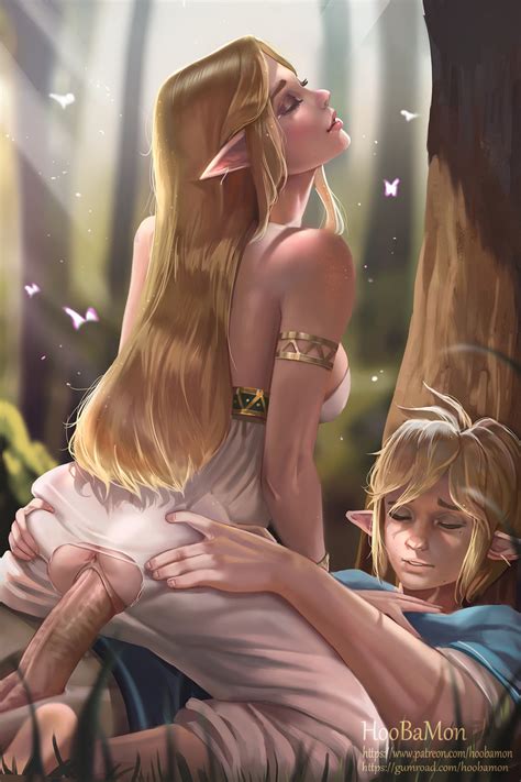 Link And Princess Zelda The Legend Of Zelda And 1 More Drawn By Hoo