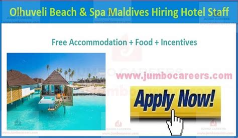 Teach abroad opportunities in the maldives exist in international schools and private schools. Olhuveli Beach & Spa Maldives Latest Job Vacancies for all ...
