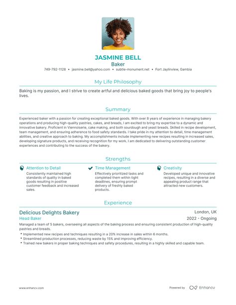 3 Baker Resume Examples And How To Guide For 2023