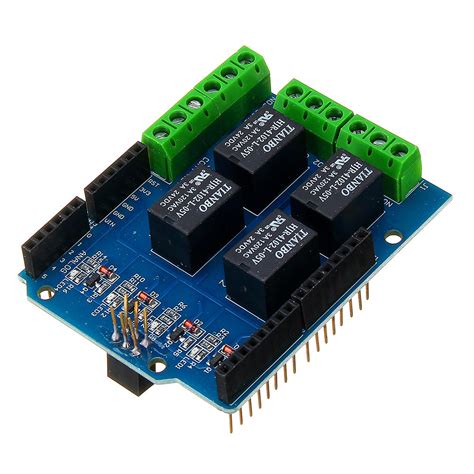 Wemos® 5v 4ch 4 Channel Relay Shield Extended Relay Module For Arduino