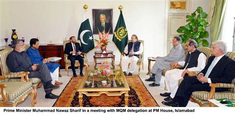 karachi operation not party specific nawaz tells mqm delegation
