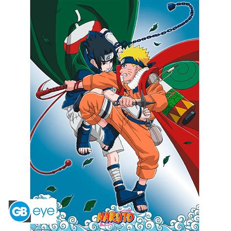 Naruto Poster Naruto Vs Sasuke 52x38cm