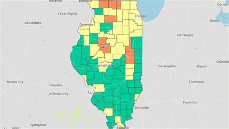 Covid 19 8 Illinois Counties Labeled For High Community Spread 39