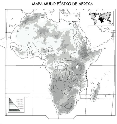 Mapa Mudo Fisico De Africa Mapa De Africa Para Imprimir Politico Porn