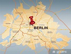Carte de berlin » Vacances - Guide Voyage
