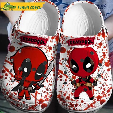 Marvel Legends Deadpool Crocs Discover Comfort And Style Clog Shoes