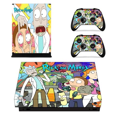 Rick And Morty Skin Sticker Decal For Xbox One X And Controllers