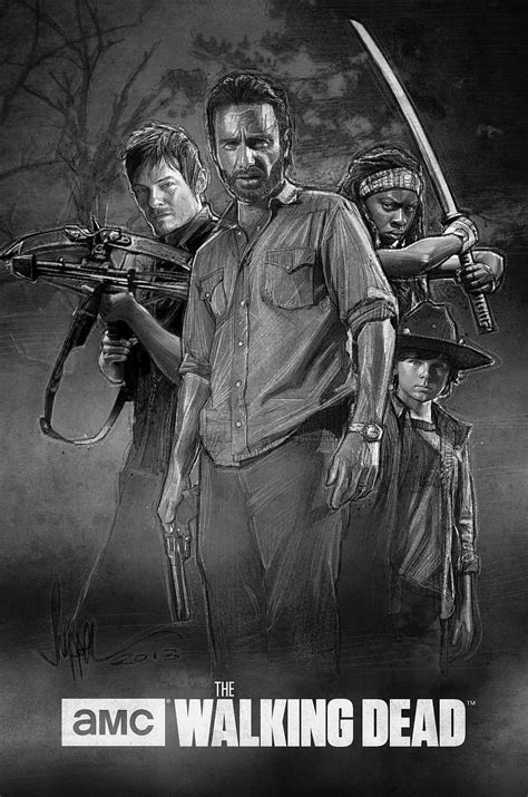 Official Amc The Walking Dead Art Print — Paul Shipper Studio