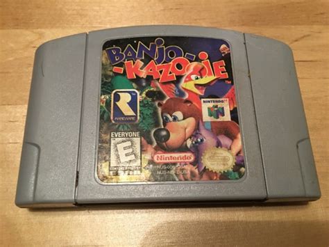 Banjo Kazooie Game Cartridge Nintendo 64 N64 Collectable