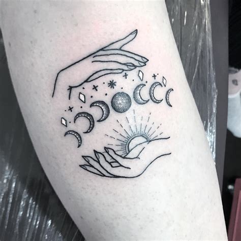 Details More Than 83 Lunar Phase Tattoo Super Hot In Cdgdbentre
