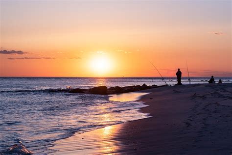 Fishing At Sunset Cape May Picture Of The Day