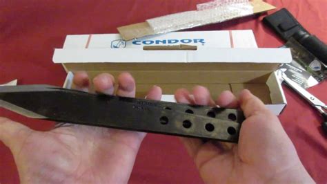 Unboxing Awesome Condor Half Spin Throwing Knives Opening No Review