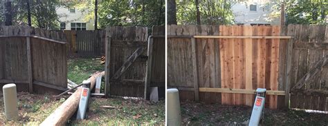 How To Repair A Leaning Wood Fence