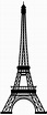 Transparent Eiffel Tower Silhouette PNG Clip Art Image | Eiffel tower ...